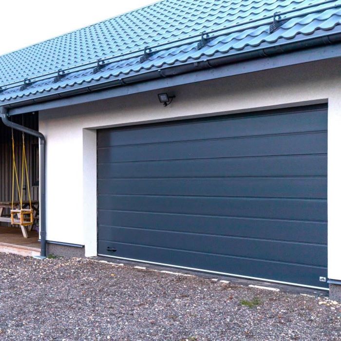 anthracite centre ribbed garage doors beautiful